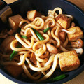 peteco's cooksnap of when they made 厚揚げとキャベタマ焼きうどん.