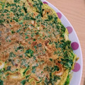 ゆいったろ's cooksnap of when they made ニラとちくわと卵で♡チヂミ風〜.