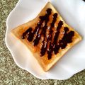 ふたごゆき's cooksnap of when they made マーマレードとチョコソースのトースト.