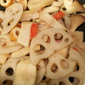 dentalako's cooksnap of when they made レンコンとエリンギの中華炒め.