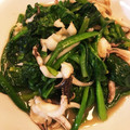asayan1010's cooksnap of when they made 烏賊とほうれん草の中華炒め.