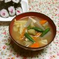 めみたん☆'s cooksnap of when they made 野菜たっぷりヘルシー♪＊けんちん汁＊.