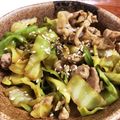 ワンコ生活's cooksnap of when they made 簡単☆豚味噌きゃべつ炒め.