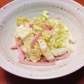 クック3Z9QR5☆'s cooksnap of when they made 簡単！適当でも美味しい白菜とハムのサラダ.