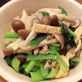 ♪きっとんとん♪'s cooksnap of when they made 【簡単糖質制限】小松菜しめじのわさび和え.