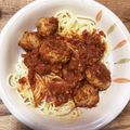 もたいФωФ's cooksnap of when they made わんわん物語の♡ミートボールスパゲティ.