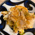 vivi475's cooksnap of when they made 豚肉の味噌漬、キムチと揚げ麸で玉子とじ。.