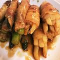 こぅちぃ's cooksnap of when they made アスパラ＆じゃがいもの肉巻き★.