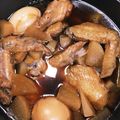 がもなー's cooksnap of when they made お酢でさっぱり♪手羽元と大根卵の煮物♪.
