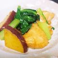 ざっくんママ's cooksnap of when they made 鶏肉と薩摩芋と青梗菜炒め.