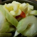 geullaha's cooksnap of when they made セロリの甘酢漬け.