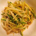 kazue608's cooksnap of when they made 簡単、もやしときゅうりのナムル.