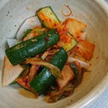 ランドセル餅's cooksnap of when they made 速攻一品！キムチときゅうり だけ.