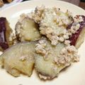 ひろにゃーん's cooksnap of when they made 優しい味！さつま芋の鶏挽肉あんかけ.