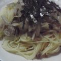 水滸伝's cooksnap of when they made ツナとキノコの和風パスタ.