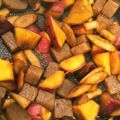 なじた's cooksnap of when they made 行楽遠足弁当サツマイモ蓮根こんにゃく炒め.