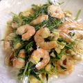 ことかな☆'s cooksnap of when they made 黄金トリオ☆豆苗と卵とエビの炒めもの.