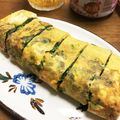 YUKIKI☆'s cooksnap of when they made 蕪の葉で卵焼き.