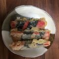 Marukomebo's cooksnap of when they made お弁当にも♪かにかま磯辺天ぷら♥.