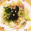 ＠げん's cooksnap of when they made イースター・黒ウサギのかまぼこサラダ.