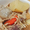 ちびっこGANG's cooksnap of when they made しみしみ♪大根と蒟蒻と豚こま肉の煮物.