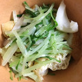 スティッチ〜♫'s cooksnap of when they made ☆水菜とちくわと油揚げのおひたし☆.