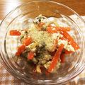 peanut32m's cooksnap of when they made 簡単１品☆シメジ人参豆腐で白和え風サラダ.