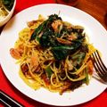 milk55's cooksnap of when they made 豆乳で♡ほうれん草のクリームパスタ♬.