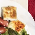りーこ、's cooksnap of when they made 余った餃子の皮で大葉チーズ.