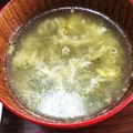空遥☆ましゃlove's cooksnap of when they made 5分で完成！ほっこり気分のめかぶスープ♡.