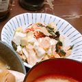 えみ_____'s cooksnap of when they made アボカドとカニかまのわさびポン酢和え.