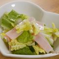 kaana57's cooksnap of when they made 簡単！適当でも美味しい白菜とハムのサラダ.