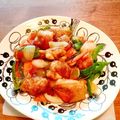 美智代のママ's cooksnap of when they made 余った唐揚げ使って♪鳥の甘酢餡掛け.