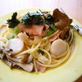 runa10's cooksnap of when they made 柚子胡椒香る和風アーリオオーリオ.