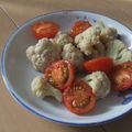 きらり流れ星's cooksnap of when they made カリフラワーとトマトの炒め物.