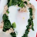 みっくママ's cooksnap of when they made ★ほうれん草とシーチキンの巣籠もり★.