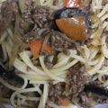 大阪のちゃーちゃん's cooksnap of when they made ナスとひき肉の和風味噌味パスタ.