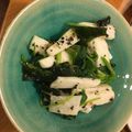 tarorine's cooksnap of when they made あっさり！三つ葉のネバネバおひたし！.