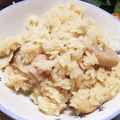 やなつこ's cooksnap of when they made ヘルシー☆きのことレンコンの炊き込み御飯.