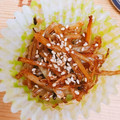 pan0233's cooksnap of when they made 大根使いきり♪皮と葉っぱの小鉢.
