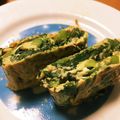 まろぴ～ぬ's cooksnap of when they made 朝食弁当♪簡単ヘルシー♪春菊の卵焼き.