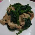 みけみぞ's cooksnap of when they made 簡単おかず♡ほうれん草と豚肉の甘辛炒め.