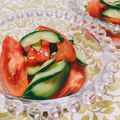 サンディサンディ's cooksnap of when they made 夏野菜のマリネ風サラダ.