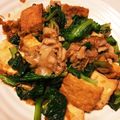 ahrmama's cooksnap of when they made ターサイと豚バラ＋厚揚げで香味炒め♪.