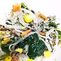 ユーロン's cooksnap of when they made 切干・人参・ほうれん草のマヨ胡麻あえ.