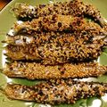 munyan_a's cooksnap of when they made ししゃものゴマ焼き.