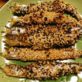 munyan_a's cooksnap of when they made ししゃものゴマ焼き.