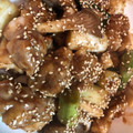 みーさり's cooksnap of when they made 簡単！鶏肉とねぎとエリンギのごま味噌炒め.