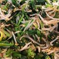 sararaママ's cooksnap of when they made ほうれん草ともやしの簡単ナムル.