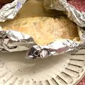 Hall1's cooksnap of when they made コクうま！鮭の味噌マヨホイル焼き.